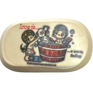 Collectable 1970 Love Is... A Warm Feeling Kim Casali Cartoon Bar Soap Twincraft